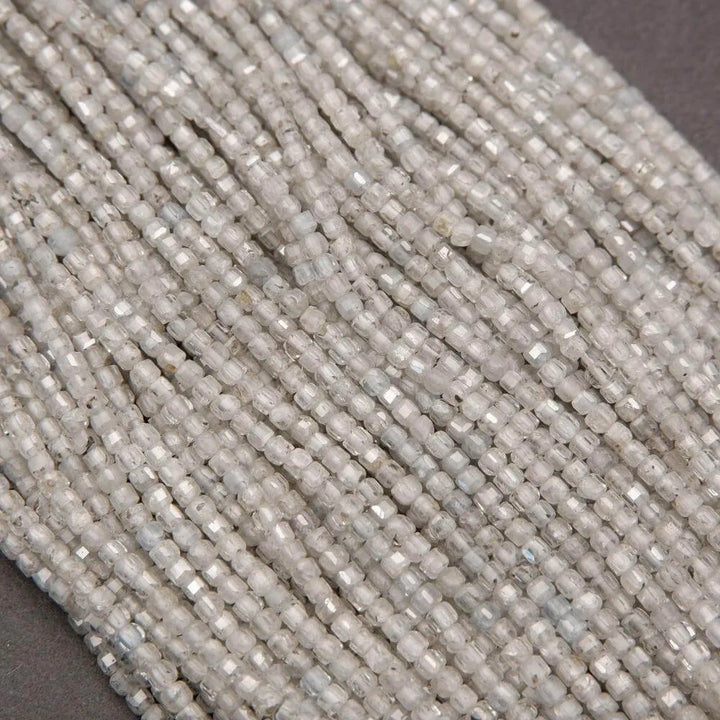 Zircon · Microfaceted · Cube · 2.5mm, Tejas Beads, Beads