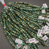 green marbled african turquoise beads.