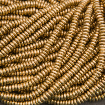 Artisan Brass · Smooth · Rondelle Disc · 3mm