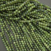 Canadian jade bead strand small round beads for bracelets and necklaces
