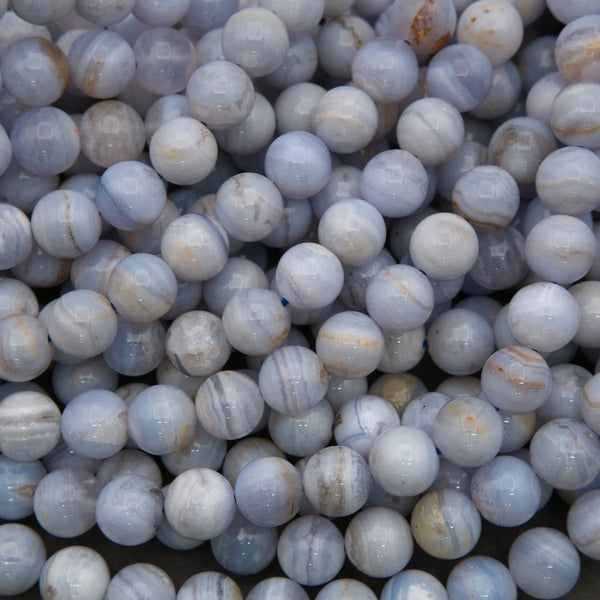 Close-up of blue and white marbled stones