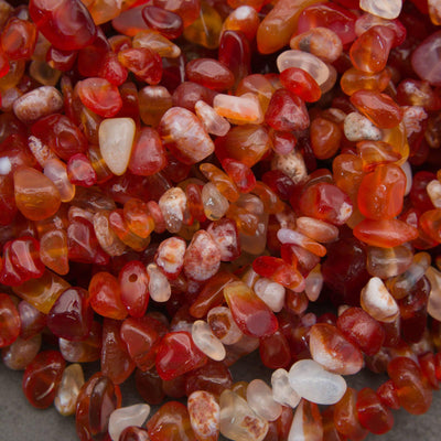 Carnelian Agate · Smooth · Freeform Chips · 6mm