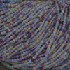 Close-up of multicolored beads in a spiral pattern