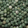 Natural Green Tree Agate round gemstone beads