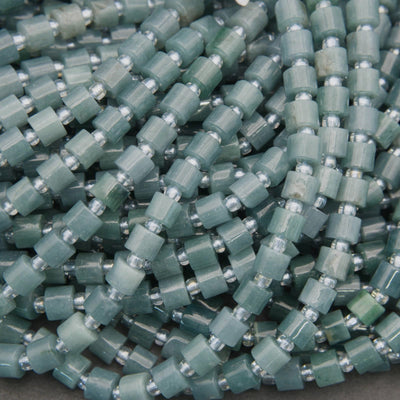 Guatemalan Jade · Smooth · Heishi Tube · 5.5mm