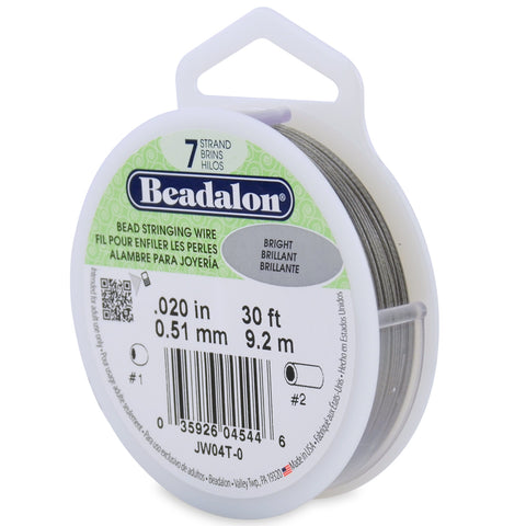 Stainless steel stringing wire.