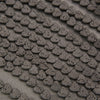 Matte black lava rock heart-shaped gemstone beads for handmade bracelets, necklaces, and DIY jewelry.