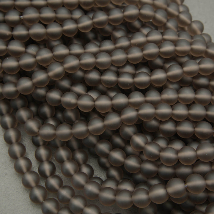 matte finish frosted beads.
