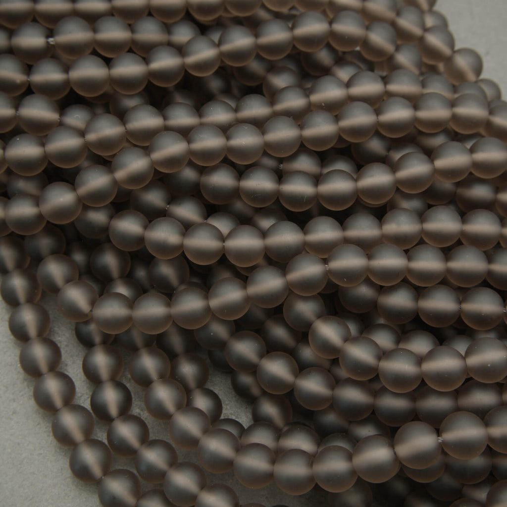 matte finish frosted beads.