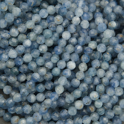 Blue Kyanite · Microfaceted · Round · 4mm