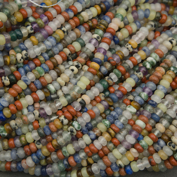 Close-up of multicolored beads arranged in a pile