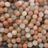 Close-up of multicolored round beads.