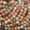 Close-up of multicolored round beads.