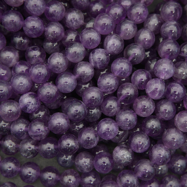 Close-up of purple beads