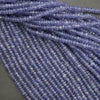 anzanite gemstone beads strand with soft blue violet tones and subtle sparkle