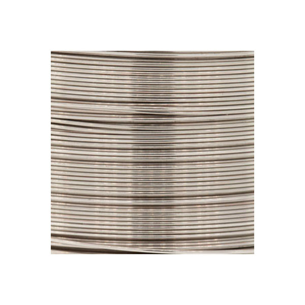 Titanium color parawire jewelry shaping wire.