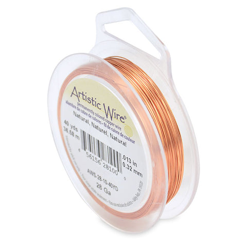 Natural Copper Color 28 Gauge Artistic Wire