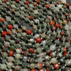 African Bloodstone · Faceted · Prism · 7.5mm, Bead, Tejas Beads