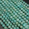 Blue Peruvian Amazonite Beads.