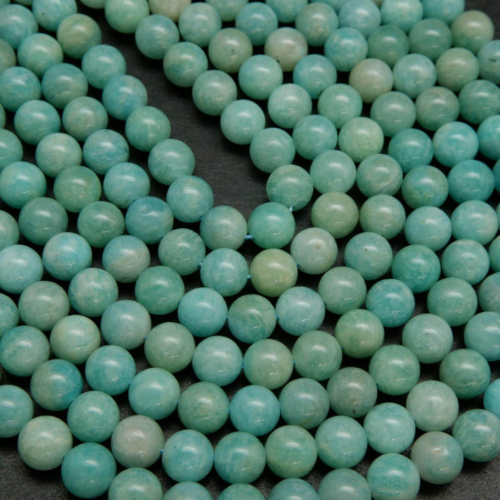 Blue Peruvian Amazonite Beads.