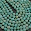 Blue Peruvian Amazonite Beads.