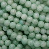Blue green amazonite beads.