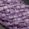 Lavender Cape Amethyst Rectangular Beads.