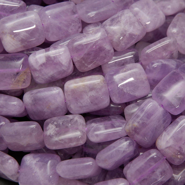 Lavender Cape Amethyst Rectangular Beads