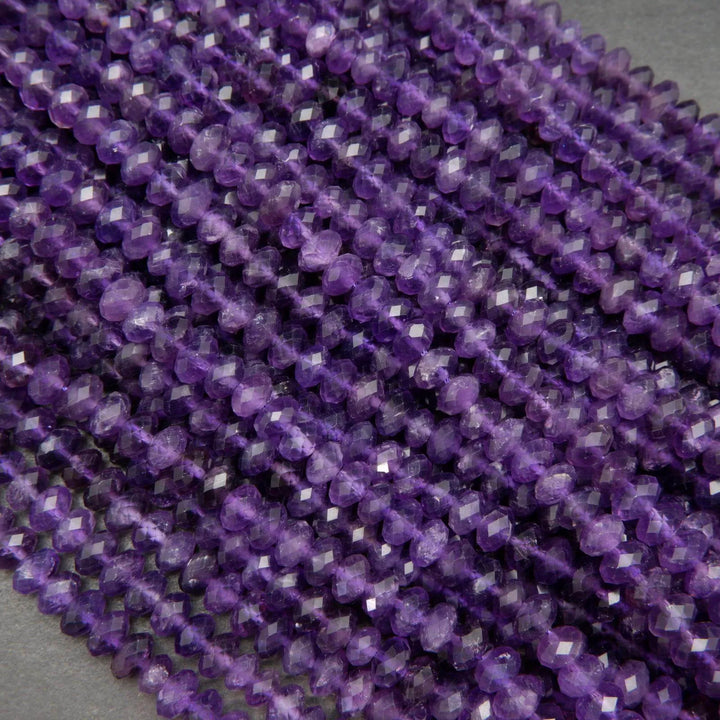 Faceted Amethyst Beads.