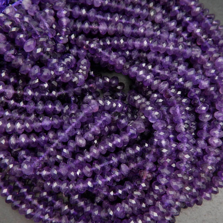 Faceted Amethyst Beads.