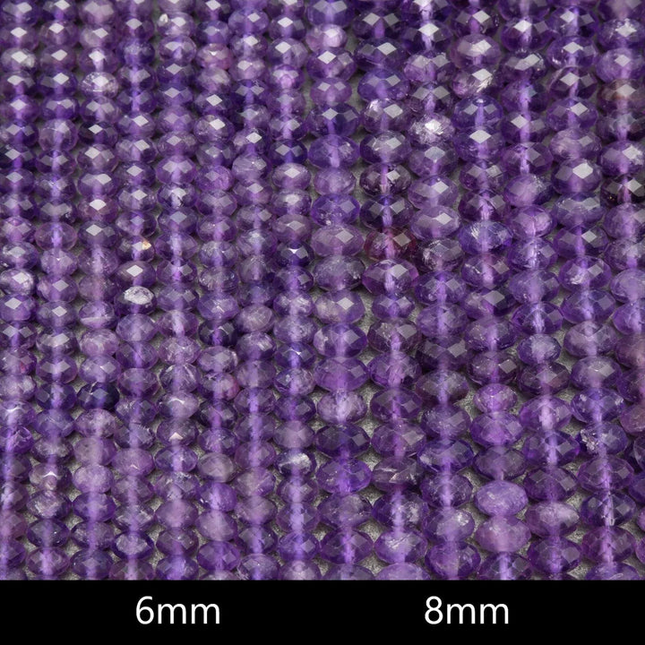 Faceted Amethyst Beads.