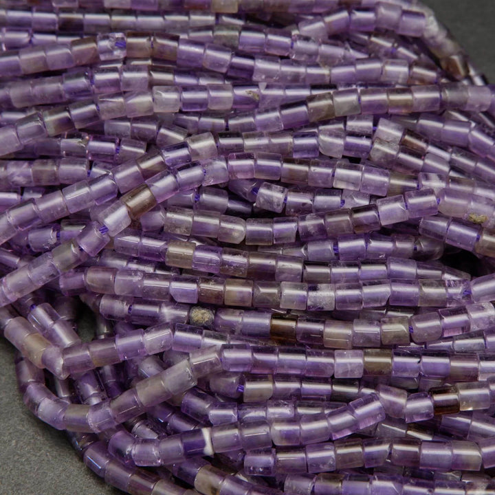 Amethyst beads.