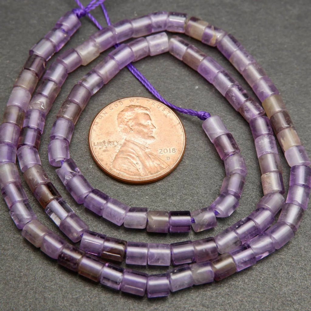 Amethyst beads.