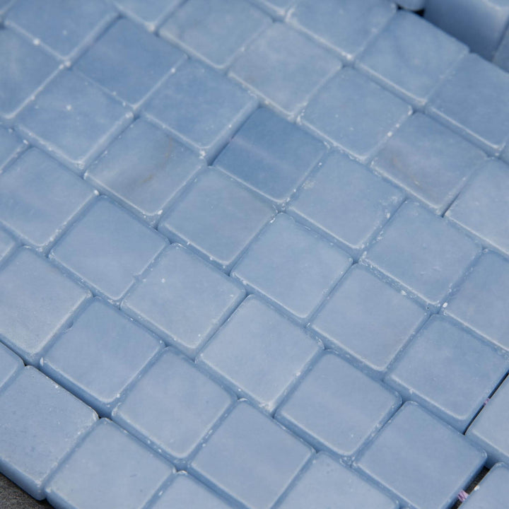 Angelite · Smooth · Square Tile · 8mm, 10mm, 12mm **CLEARANCE**, Bead, Tejas Beads