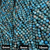Blue Apatite · Matte · Round · 8.5mm, Bead, Tejas Beads