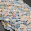 Pebble Shaped Beryl Beads.