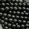 Black jade beads.