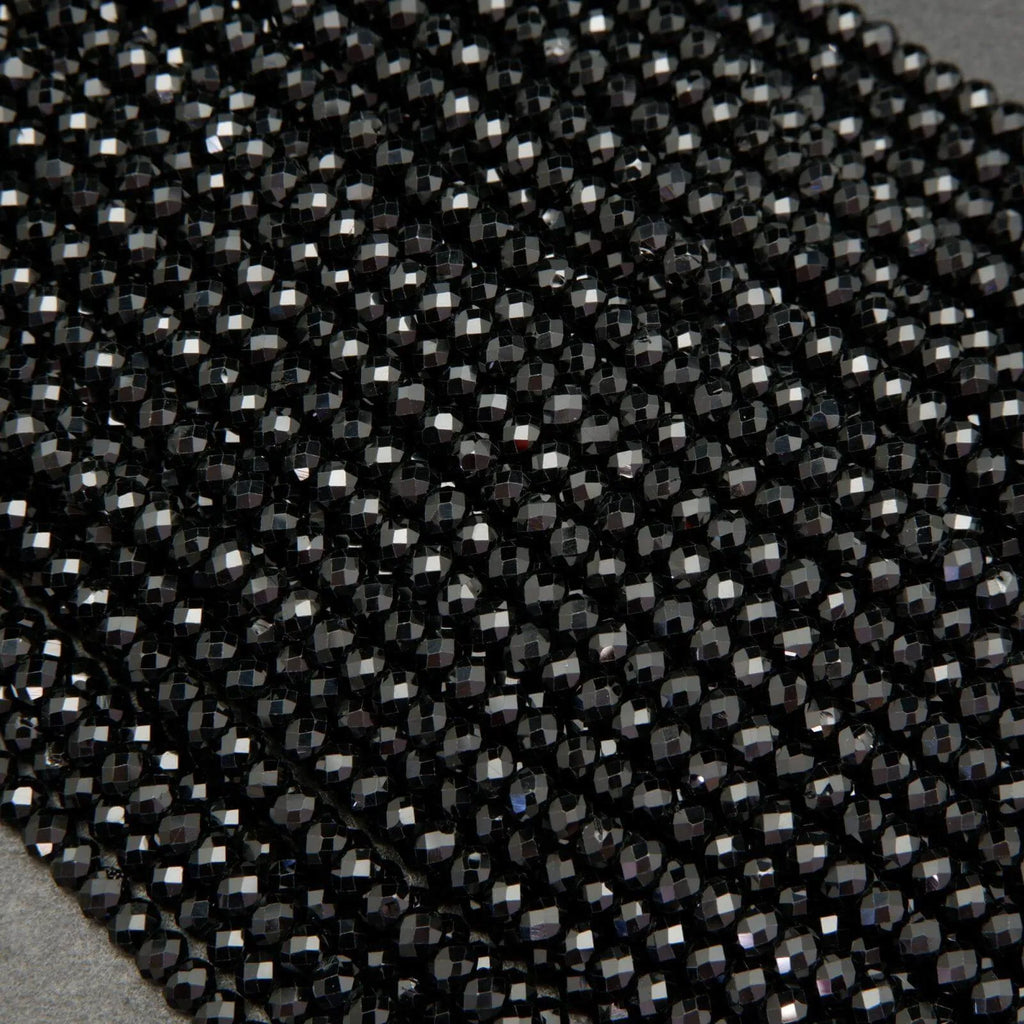 Black Spinel Beads.
