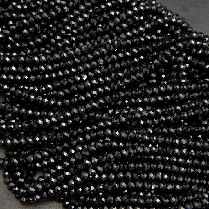 Black Spinel Beads.