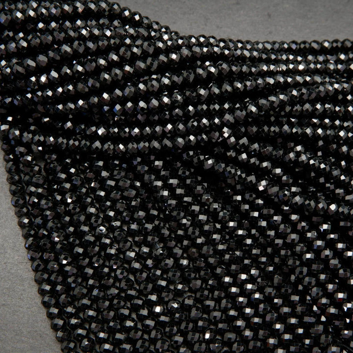Black Spinel Beads.