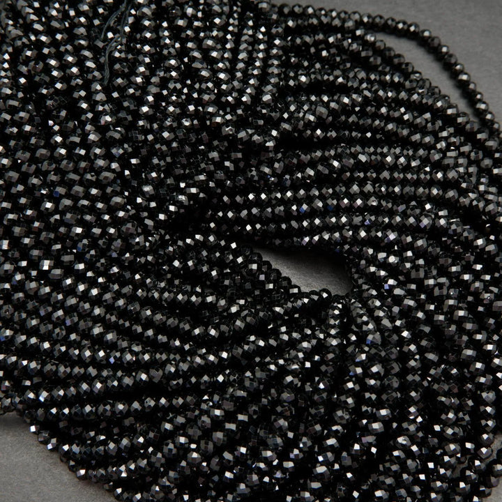 Black Spinel Beads.