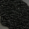 Black tourmaline beads.
