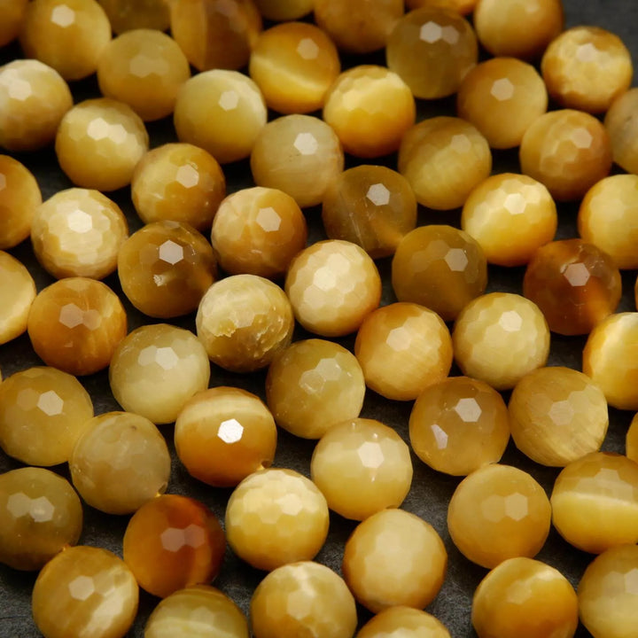 Blonde Golden Tiger Eye Beads.