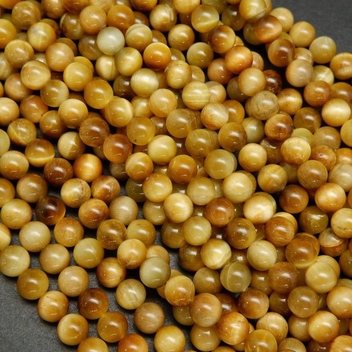 Blonde Tiger Eye Beads.