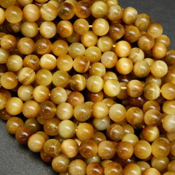 Blonde Tiger Eye Beads.