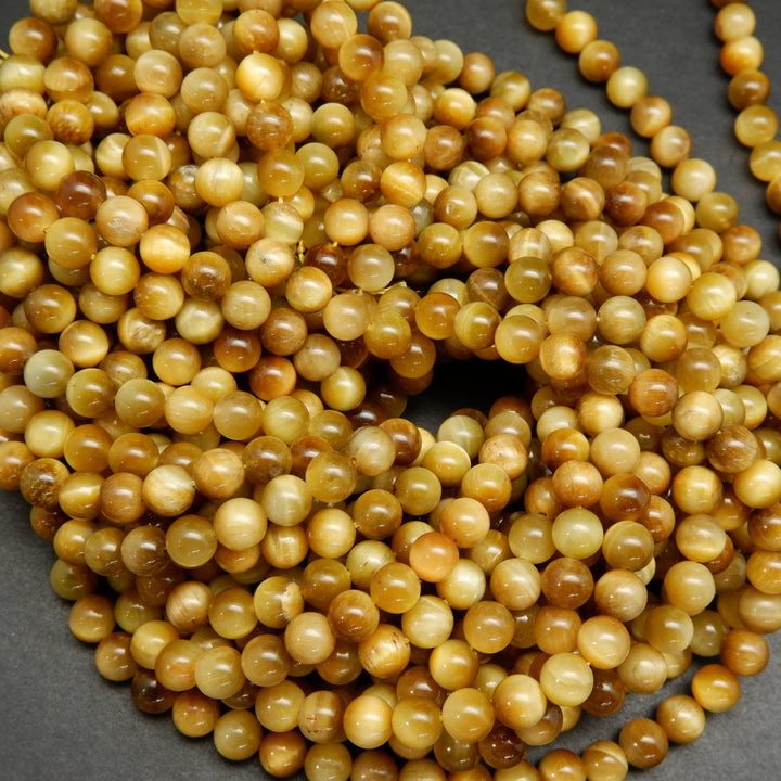 Blonde Tiger Eye Beads.