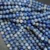 Faceted blue aventurine beads.