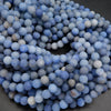 Matte finished mixes blue aventurine beads.
