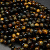 Faceted tiger eye beads.