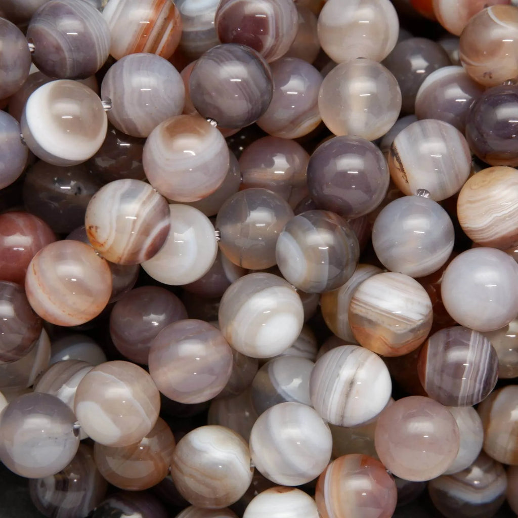 Botswana agate beads.